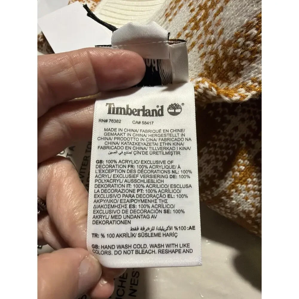 NWT Timberland Plaid Scarf